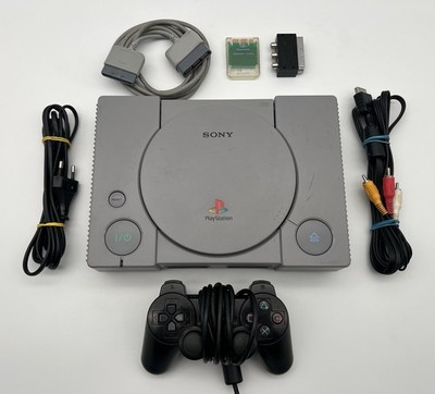 Sony Playstation 1 Konsole SCPH-5502 | Grau | alle Kabel | Controller | PS1