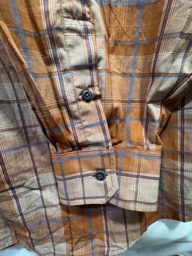 Alexander Julian Colours Mens Shirt 3XL Long Sleeve Plaid Cotton Blend - Picture 6 of 10