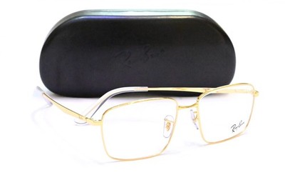 Ray-Ban RX6544I 2500 Gold Frames Reading Glasses/Bifocal/Progressive Lenses