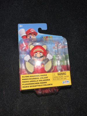 Jakks Pacific Nintendo Super Mario FLYING SQUIRREL MARIO 2.5'' Action Figure NIB