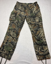 Cabelas Seclusion 3D Camo Hunting Cargo Pants Mens 36 Reg 36x30 Organizer Zip