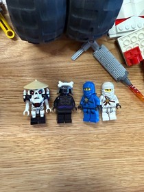 Lego Ninjago Skull Truck 2506 100% Complete + All Minifigures, instructions, Box