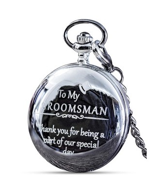 FJ FREDERICK JAMES Wedding Pocket Watches for Groomsman, Best Man, Groom, Fat...