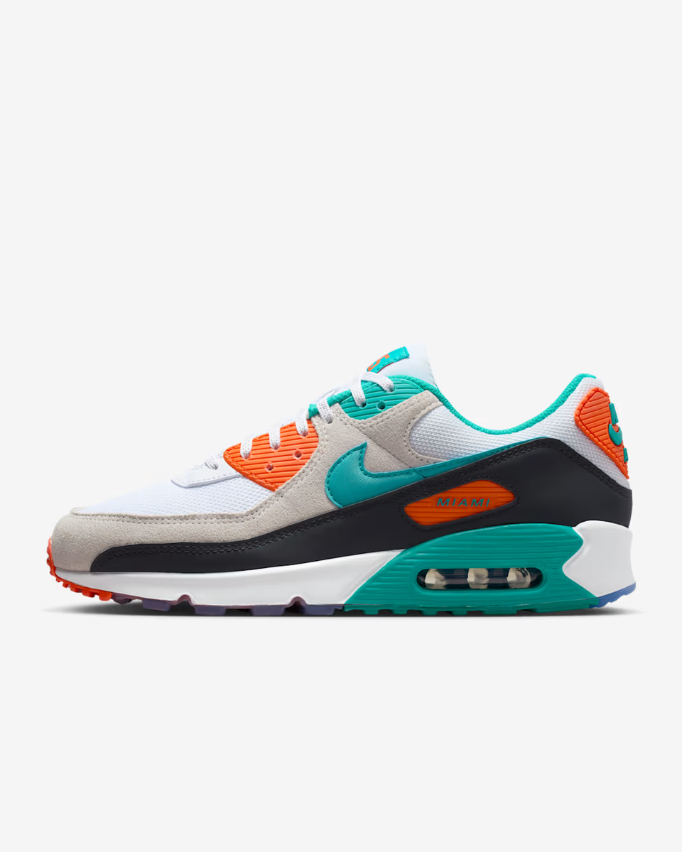 Nike Air Max 90 x NFL Miami Dolphins Shoes II7590-100 | eBay