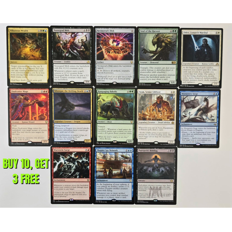 MTG Bulk Rare Lot – Buy 5 Get 1 Free – Magic the Gathering Bulk Rares – NM/LP