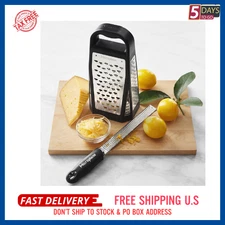 Microplane® Dual Blade Rotary Grater- Black