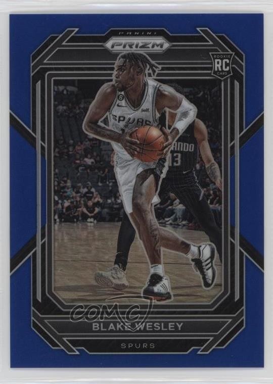 2022-23 Panini Prizm Blue Prizm /199 Blake Wesley #264 06gz