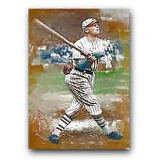 Ross Youngs Art Card Limited 24/50 Edward Vela Signed (New York Giants)
