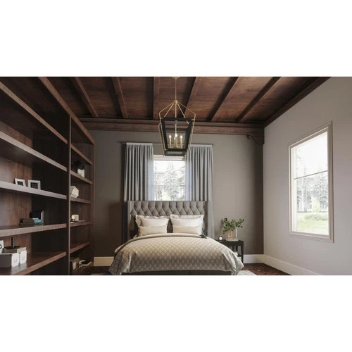 Quoizel QP5348EK OPEN BOX Abbeville Pendant Earth Black - Picture 7 of 9