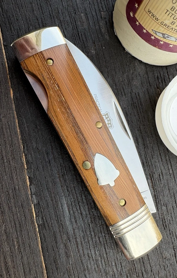 Cuchillo de pared GEC 99 Great Eastern Cutlery 990118 American Chestnut NIT Foto 3 de 4