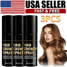 HaloGrow Hair Growth Spray 50ml Natural Hair Thickening Gentle Regrowth Mist