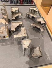 TT Combat Gothic Ruins MDF terrain scenery Sprayed and Painted Warhammer 40k