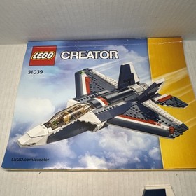 Lego Creator: BLUE POWER JET - Set 31039 - 90%  Complete & Instruction Manual