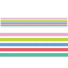 Creative Teaching Press CTP10426 48 ft. Rainbow Stripes Border, Multi Color - Gr