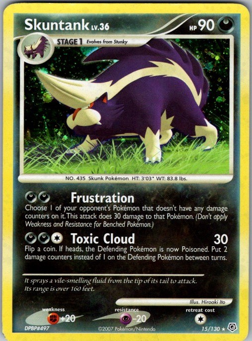 Diamond and Pearl #15/130 Skuntank