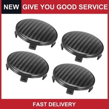 Universal 67mm 68mm Car Wheel Center Hub Caps Hubcaps Covers Black Pack Of 4