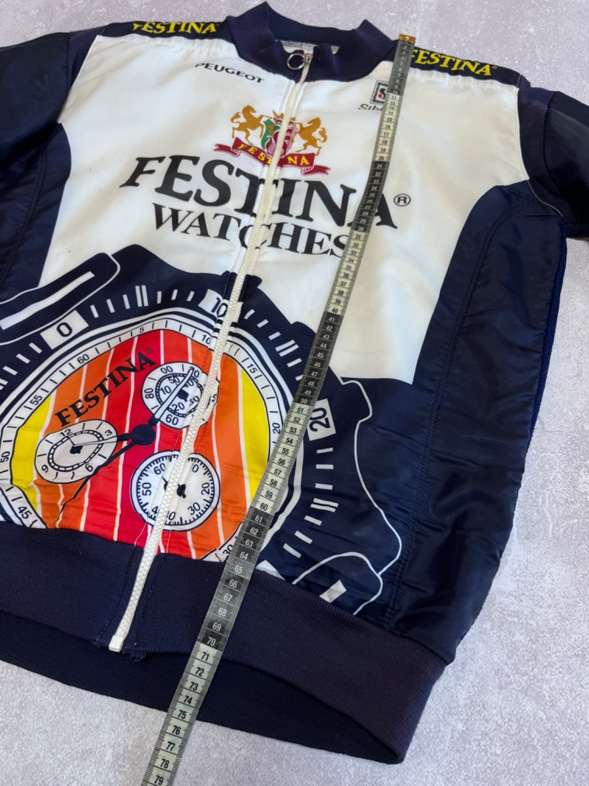 Vintage Festina Watches Sibyl Winter Cycling Jacket Pro Jacket 1997