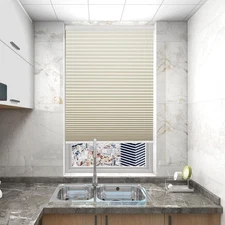 Changshade Cordless Honeycomb Blinds Cellular Shades Window Shades- Blackout