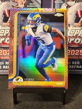 Topps Chrome2025 Tutu Atwell #167 Football Leather Los Angeles Rams