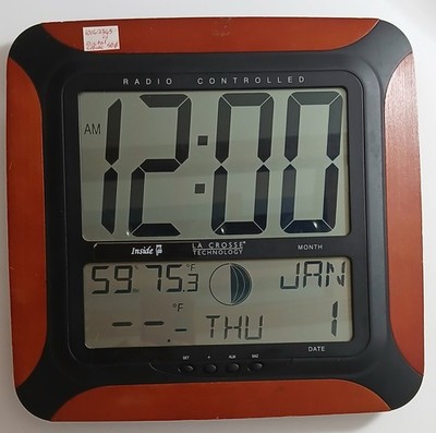 La Crosse Technology Atomic Digital Wall Clock (model series WS-8248)
