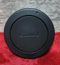 Genuine Canon Body Cap R-F-3 and Rear Lens Dust Cap EB Set - Black