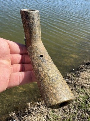 Large Rare Native American Platform Pipe Artifact Arrowhead 