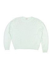 H M Girls Green Pullover Sweater 8