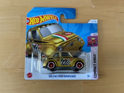 Hot Wheels Super Treasure Hunt 60er Fiat 500D Modificado Gold Compact Kings STH