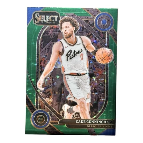 2024-25 Panini Select Concourse Cade Cunningham #224 Green Stars