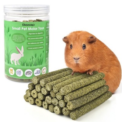 Timothy Hay Sticks for Rabbits 38PCS, Natural Timothy Grass Molar Teeth Stick...