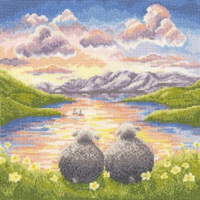 Bothy Threads Kreuzstich Set ''Liebe und Licht'', Zählmuster, XLP3, 26x26cm