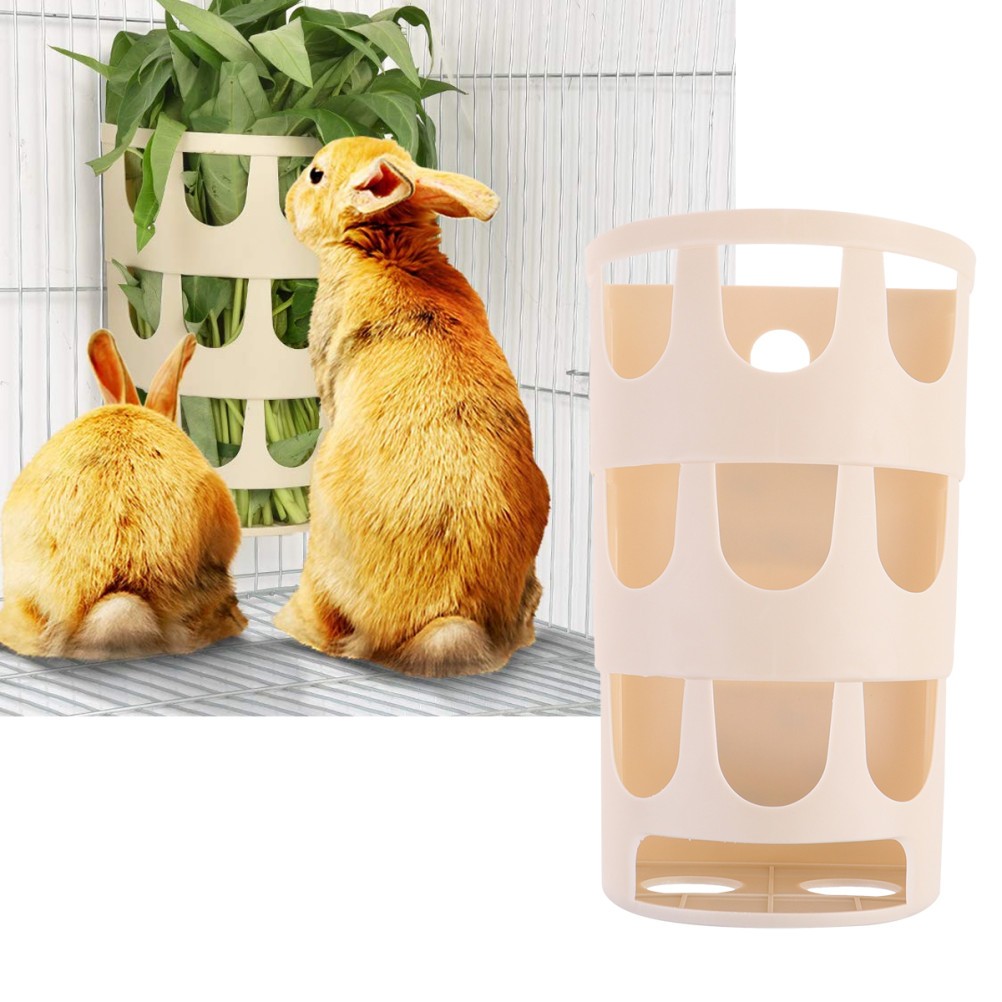 2 Pcs Hay Feeder for Rabbits Multi-purpose Grass Feeding Bunny Cage