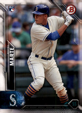2016 Bowman Ketel Marte Rookie Card #144 Seattle Mariners RC. rookie card picture