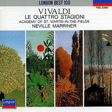 Chef classique CD Marriner Vivaldi : Concerto “Four Seasons” “Harmony