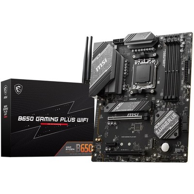 MSI B650 Gaming Plus Wifi Motherboard AMD Socket AM5 (Ryzen Zen4) ATX 7E26-001R