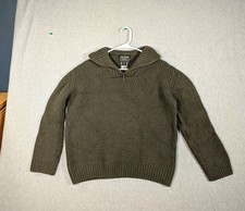 Filson 1/4 Zip Wool Knit Sweater XL Made In Ireland Check Measurements