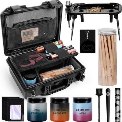 INFINITKIN XL Smell Proof Box, Lockable Airtight Storage Case With Combination Lock, Waterproof & Crushproof, Removable Dividers, For Home, Travel & Camping