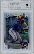 2025 Bowman Chrome JESUS MADE 1st Bowman Mega Box Prospects BGS 9 MINT M119