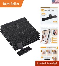 1x3 Inch Hook and Loop Strips, 20 Sets Nylon Self Adhesive Tape, Double Sided...