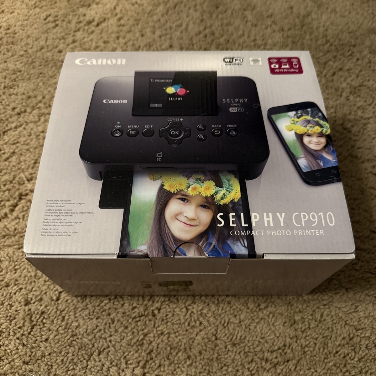 Canon SELPHY CP910 Digital Photo Dye Sublimation Printer for sale