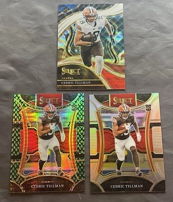 Cedric Tillman 2023 Select Suite Level Dragon Scale /70 +Club Tri-Color /149 RCs