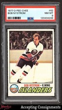 1977-78 O-Pee-Chee #62 Bob Nystrom ISLANDERS PSA 8 NM-MT