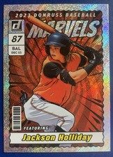 2023 Panini Donruss Marvels Jackson Holliday Rapture Card #M3 (RC)