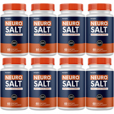 Neuro Salt Brain Focus Supplement Memory Energy Cognitive Support 8 Bottles 