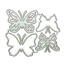 Butterflies Cutting Dies Greeting Invitation Message Festival Birthday Cards