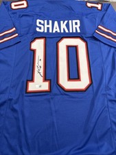 Khalil Shakir Autographed Signed XL Custom Bills Jersey-TSE Witnessed