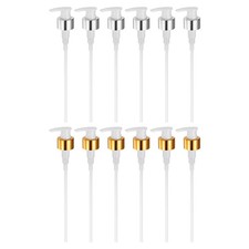12 Pcs Soap Dispenser Pump Heads Switch Pumphead for 28/410, Gold/Silver White