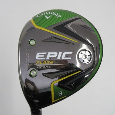 Callaway Fairway Lefty EPIC FLASH STAR 3W 15° StiffReg Speeder EVO for CW