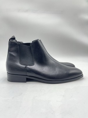 Men s Calvin Klein Donto boots Black Leather Size 8.5M