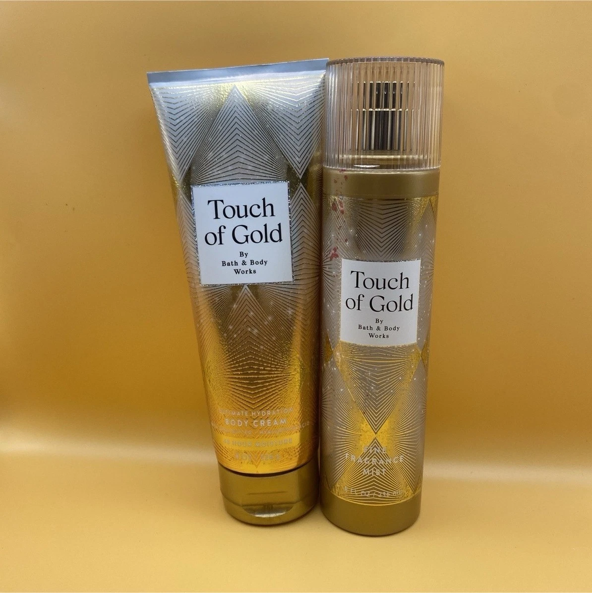 Bath & Body Works Touch of Gold Body Cream & Fragrance Mist Set